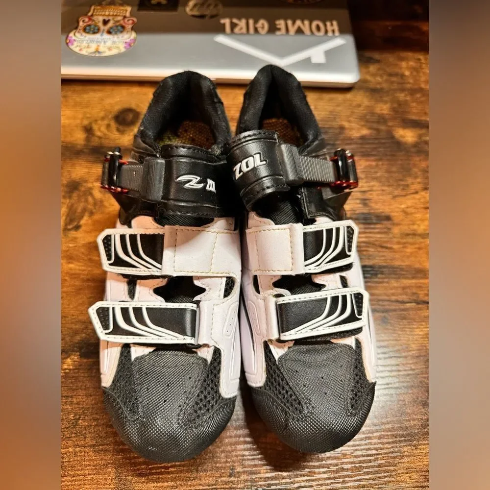 Mountain Bike Fitness Cycling Shoes Zol‎ White MTB Size US 6 EUR 38 Unisex